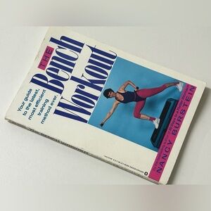 1991 Vtg The Bench Workout Softcover Book by Nancy Burstein